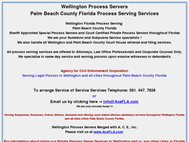 www.wellingtonprocessserver.com