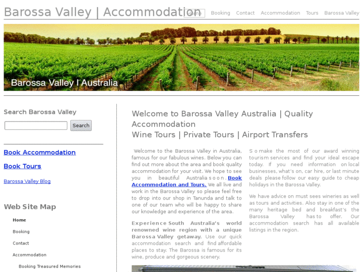 www.barossaaccommodation.com