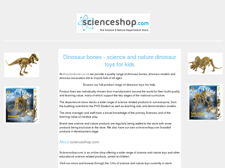 www.dinosaurbones.co.uk