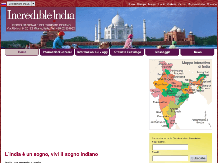 www.indiatourismmilan.com