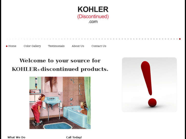 www.kohlerdiscontinued.com
