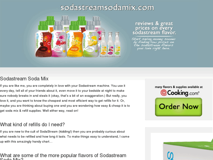 www.sodastreamsodamix.com