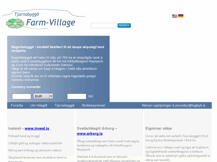 www.farmvillage.is