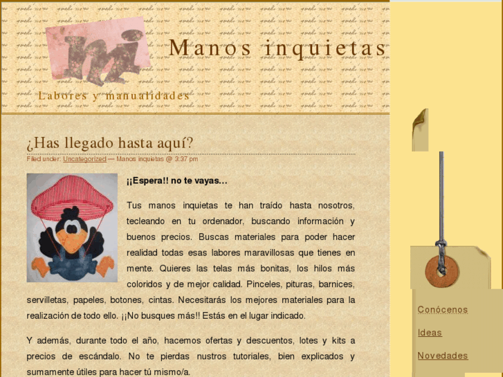 www.manosinquietas.com