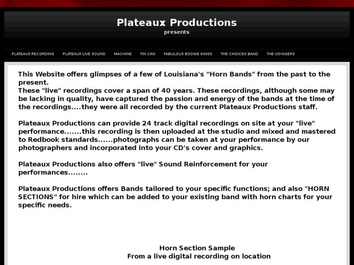 www.plateauxproductions.com