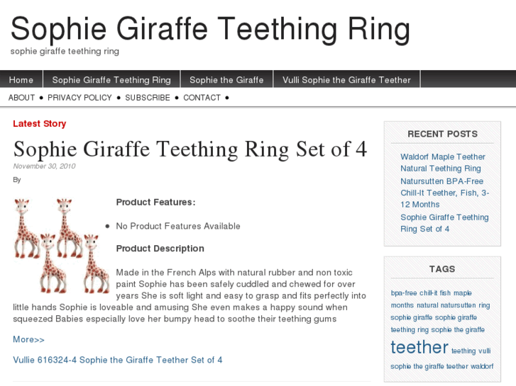 www.sophiegiraffeteethingring.com