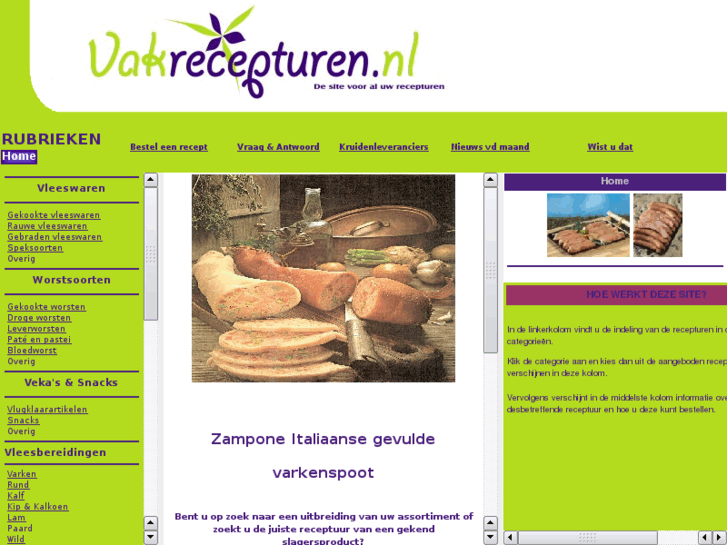 www.vakrecepturen.nl