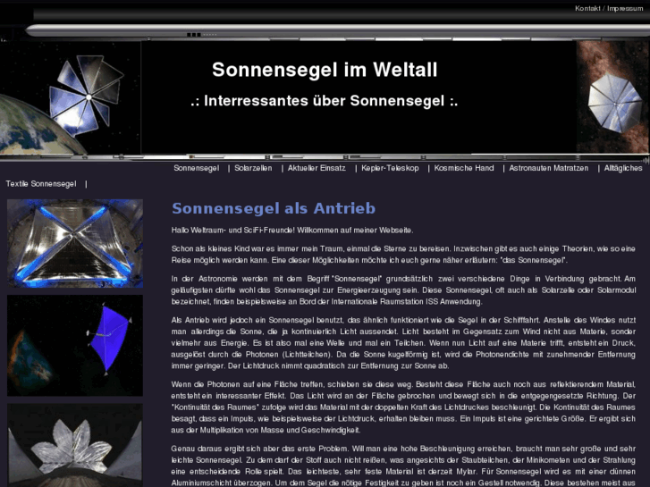 www.weltall-sonnensegel.de