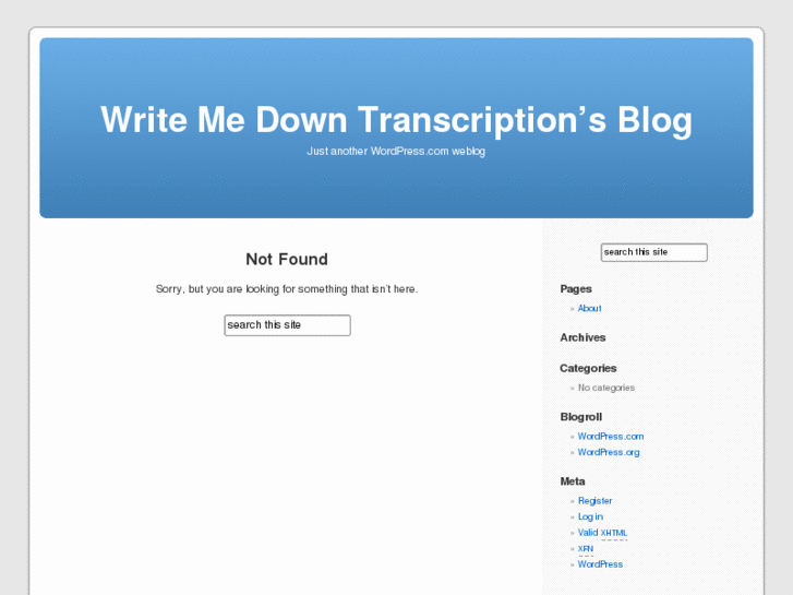 www.writemedowntranscription.com