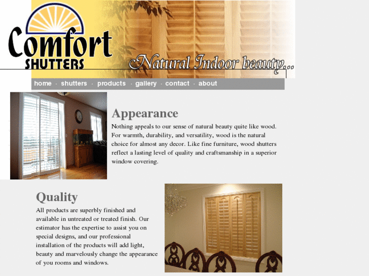 www.comfortshutters.biz