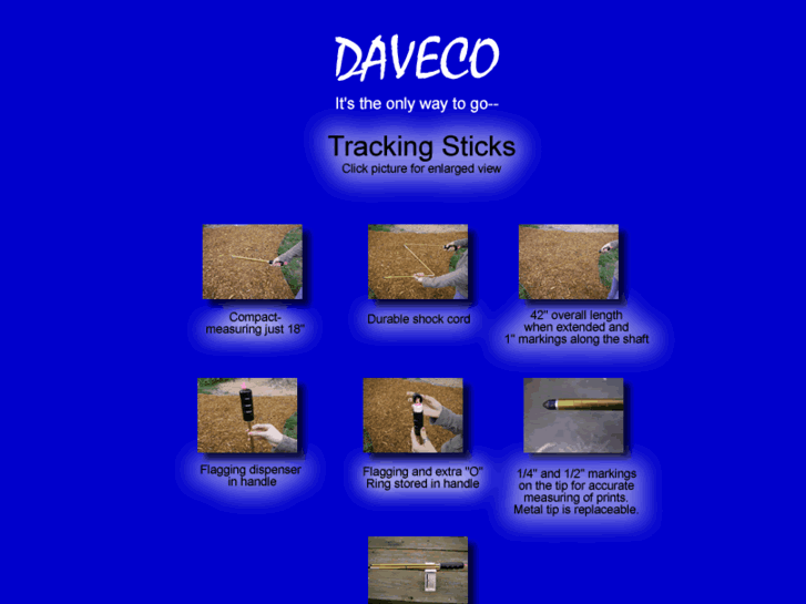 www.davecotrackingsticks.com
