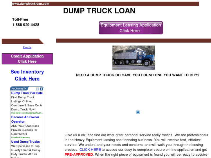 www.dumptruckloan.com