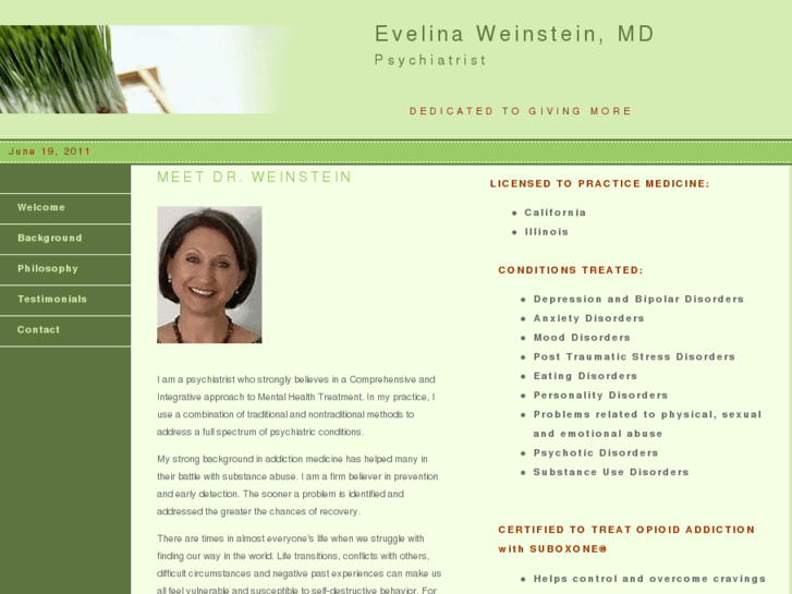 www.evelinaweinstein-psychiatrist.com