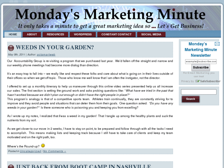 www.mondaysmarketingminute.com