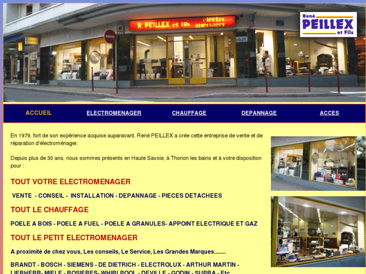 www.peillexelectromenager.com