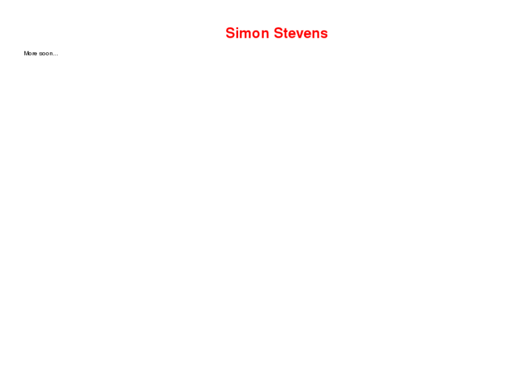 www.simonhjstevens.com