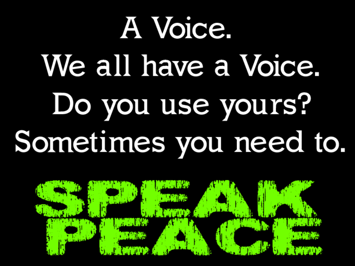 www.speakpeace.com