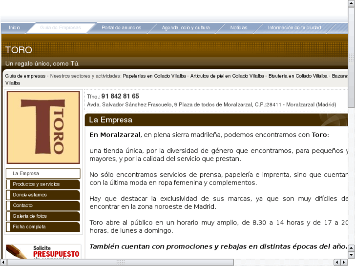 www.tororegalos.es