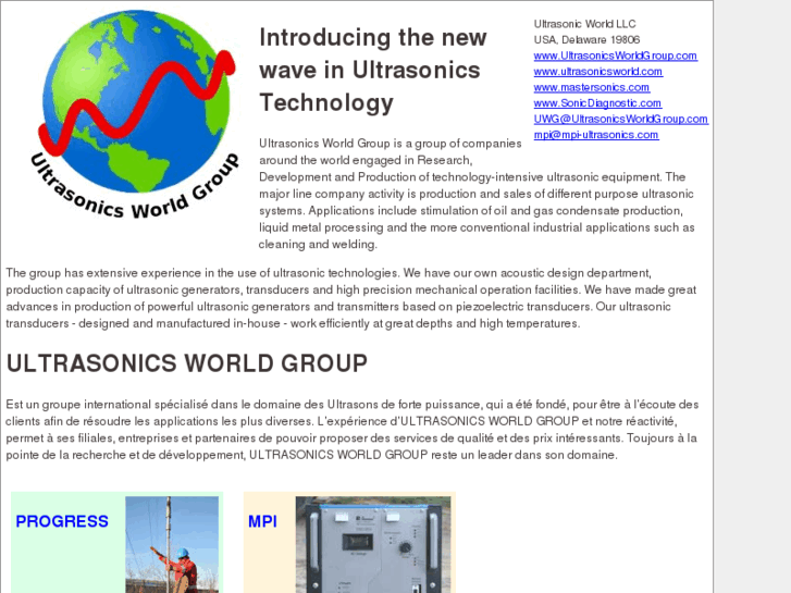 www.ultrasonicsworldgroup.com