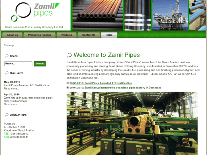 www.zamilpipes.com