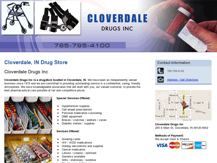 www.cloverdaledrugs.net