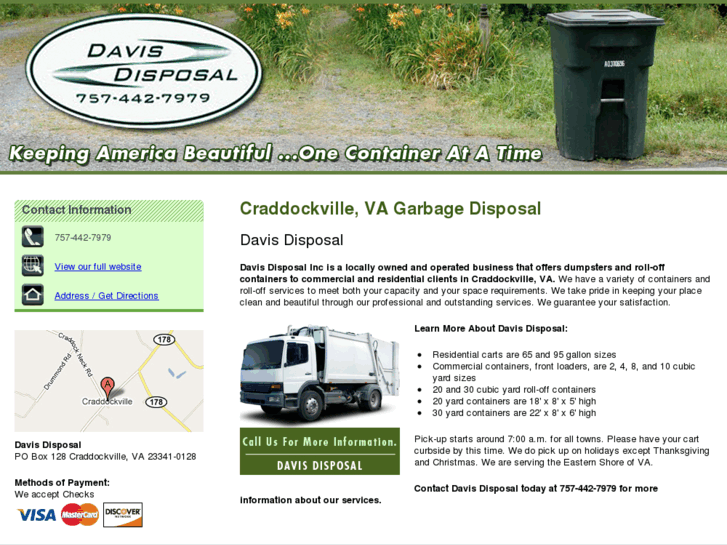 www.davisdisposalesva.com