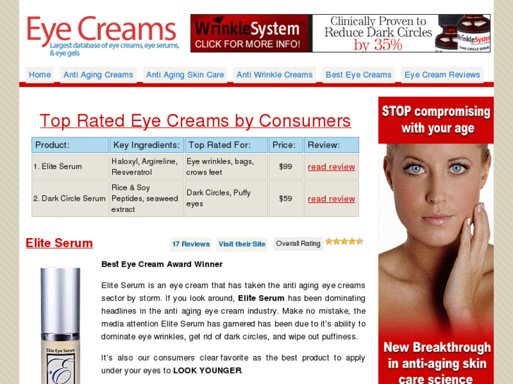 www.eyecreams.com