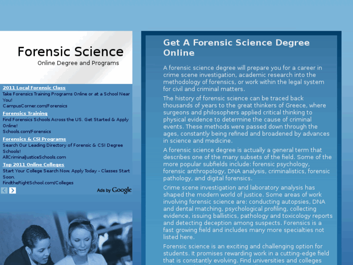 www.forensicsciencedegree.net