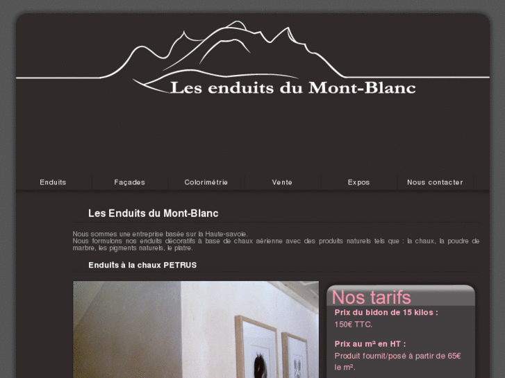 www.lesenduitsdumontblanc.com