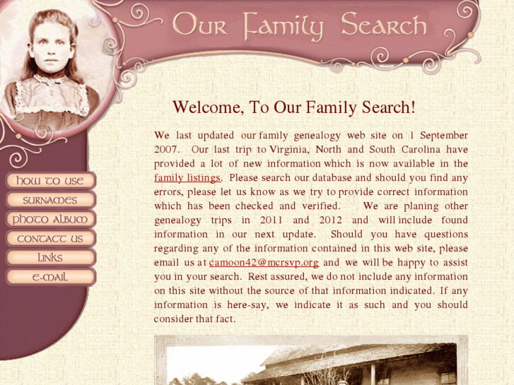 www.ourfamilysearch.com