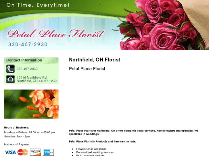 www.petalplaceweddingflorist.com