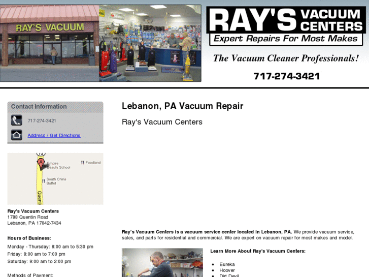 www.raysvacuumcenters.com