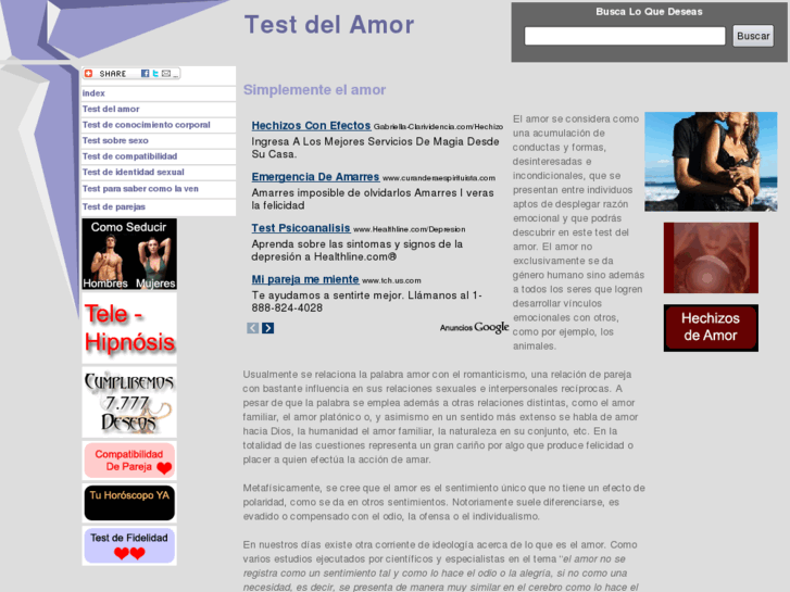 www.testdelamor.net