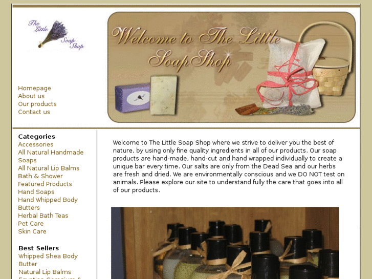 www.thelittlesoapshop.net