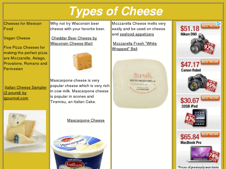 www.typesofcheese.us