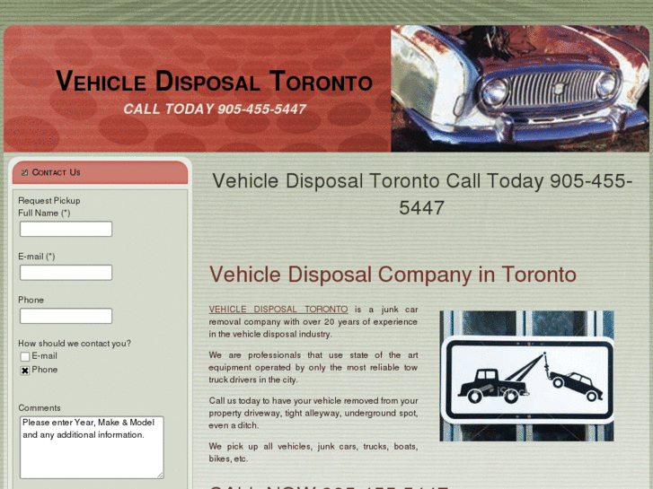 www.vehicledisposaltoronto.com