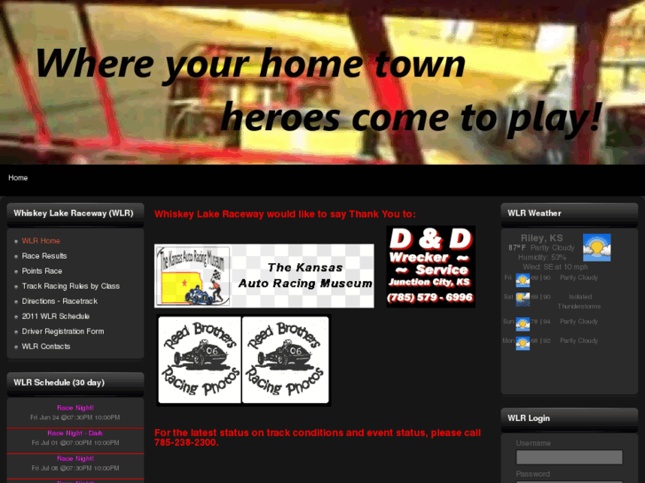 www.whiskeylakeraceway.net