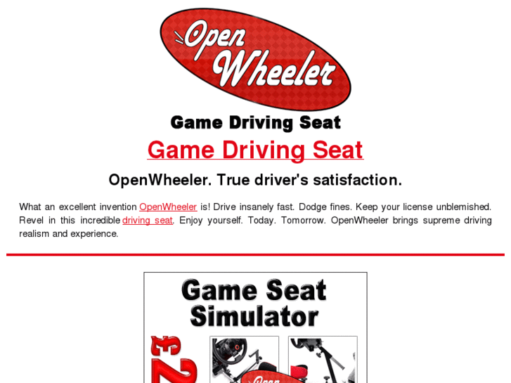 www.affordablegamedrivingseat.com