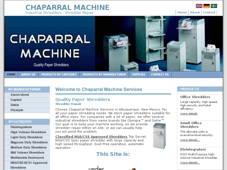 www.chaparralshredder.com