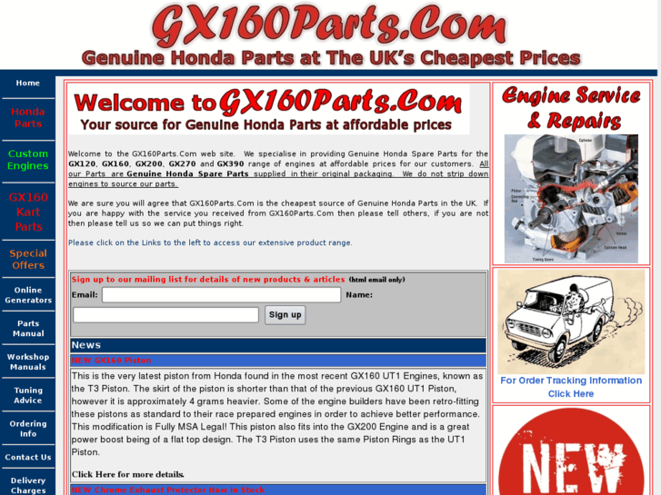 www.gx160parts.co.uk