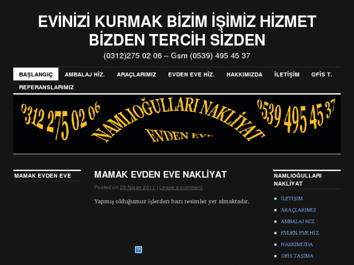 www.mamakevdenevenakliyat.net