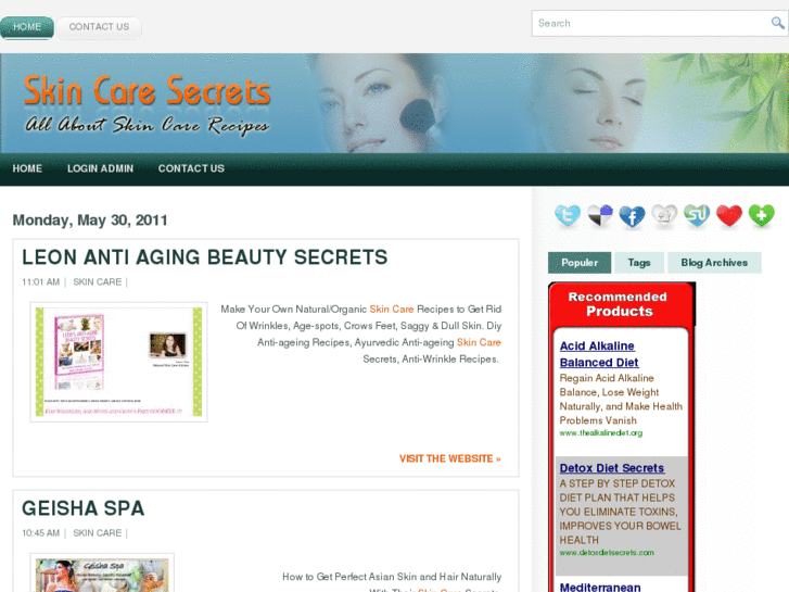 www.theskincaresecrets.com