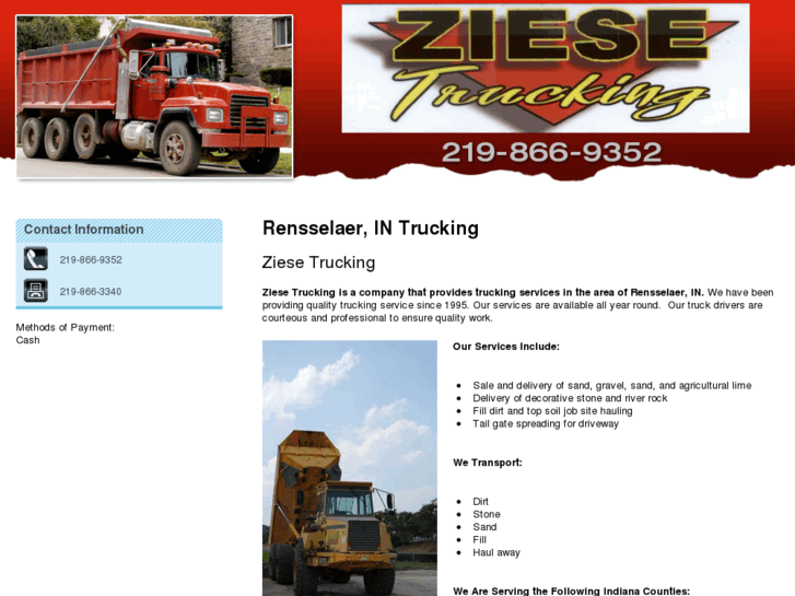 www.ziesetrucking.com