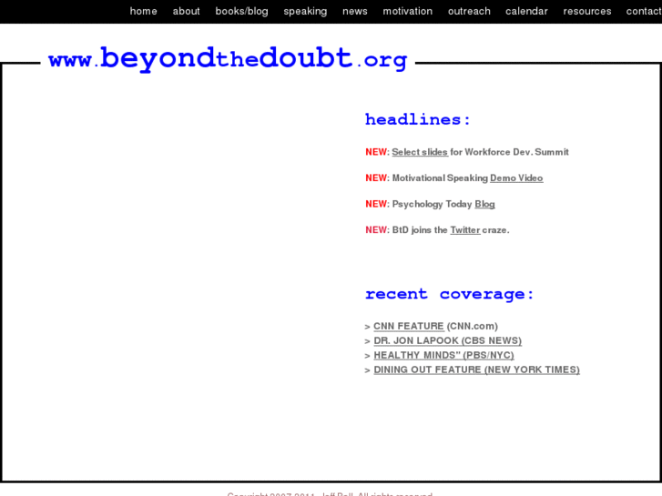 www.beyondadoubt.org