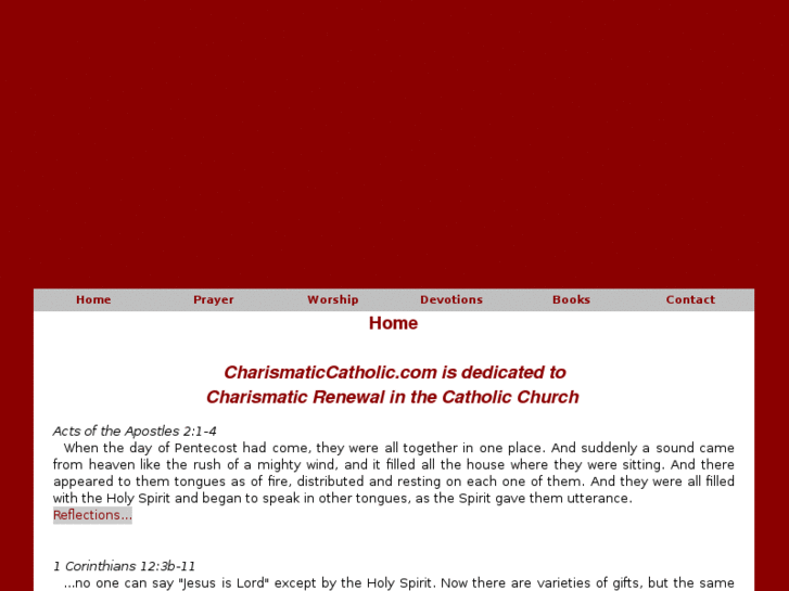 www.charismaticcatholic.com