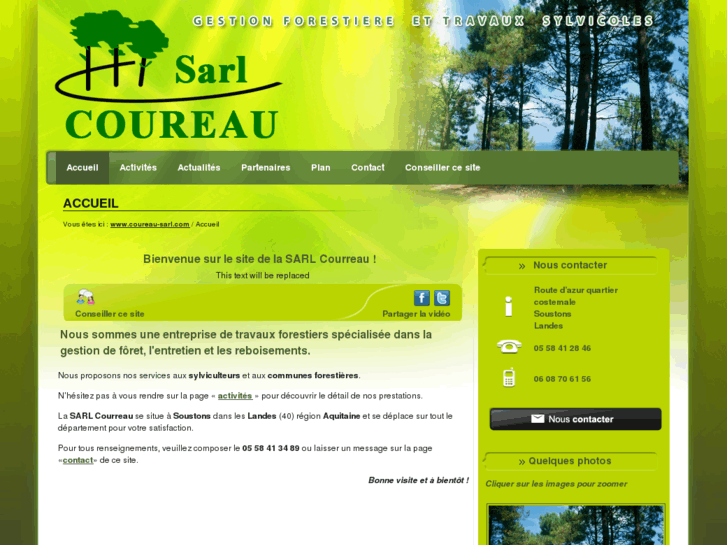 www.coureau-sarl.com