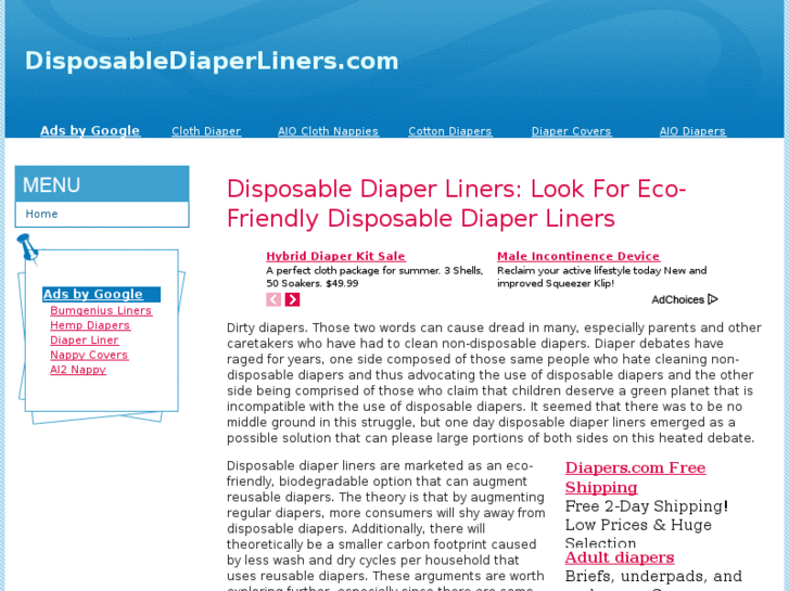 www.disposablediaperliners.com