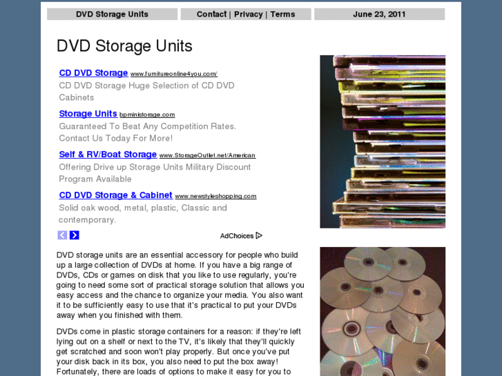 www.dvdstorageunits.org