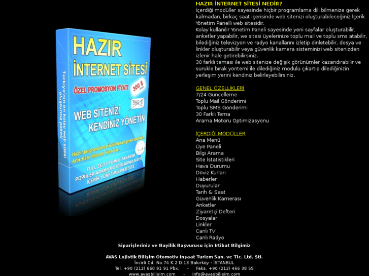 www.hazirinternetsitesi.com