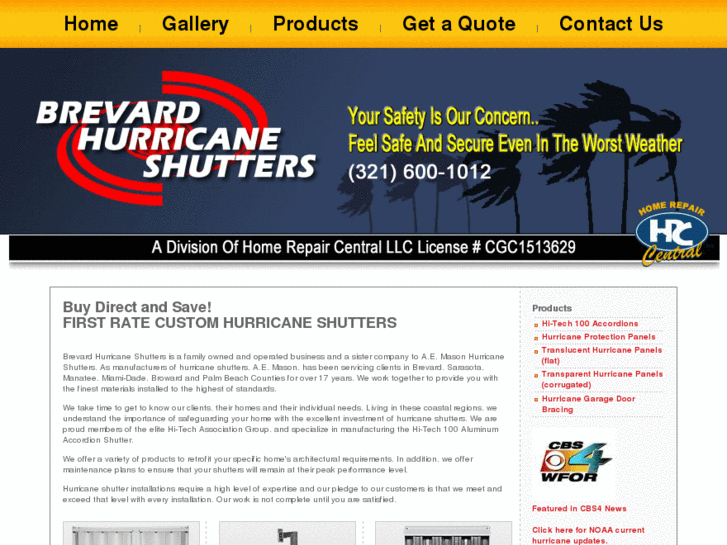 www.hurricaneshuttersbrevard.com